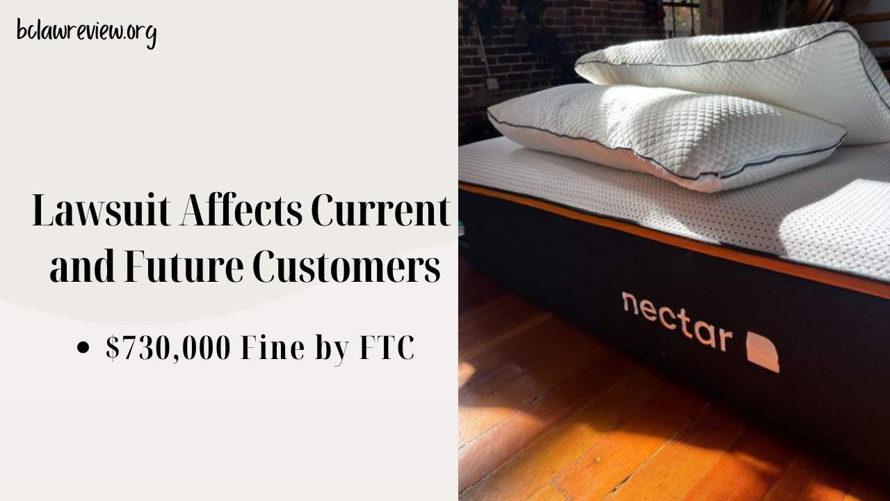 Nectar mattress paid a $753,000 fine to the FTC